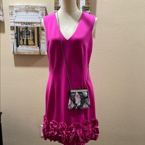 Chic Donna Ricco Pink Sleeveless Dress with crossbody 💕